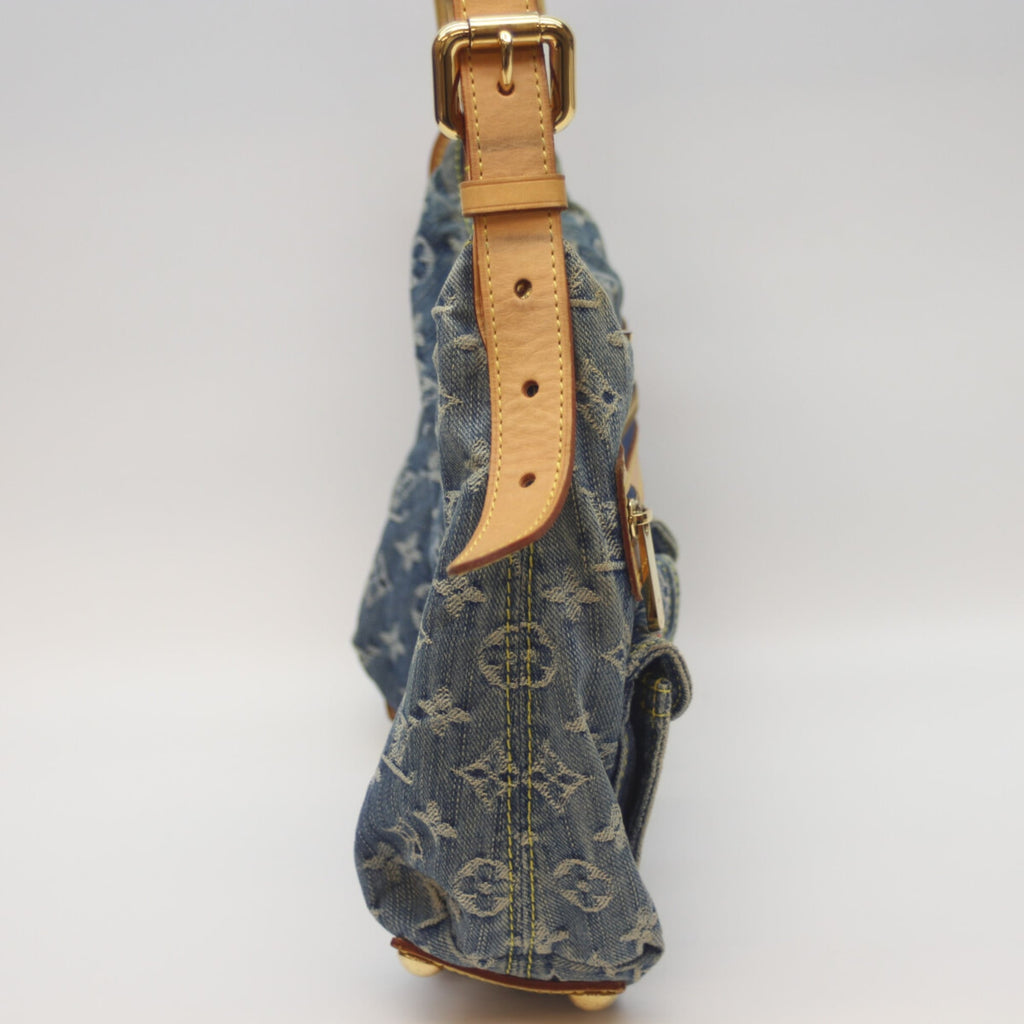 Louis Vuitton Blue Monogram Denim Shoulder Bag