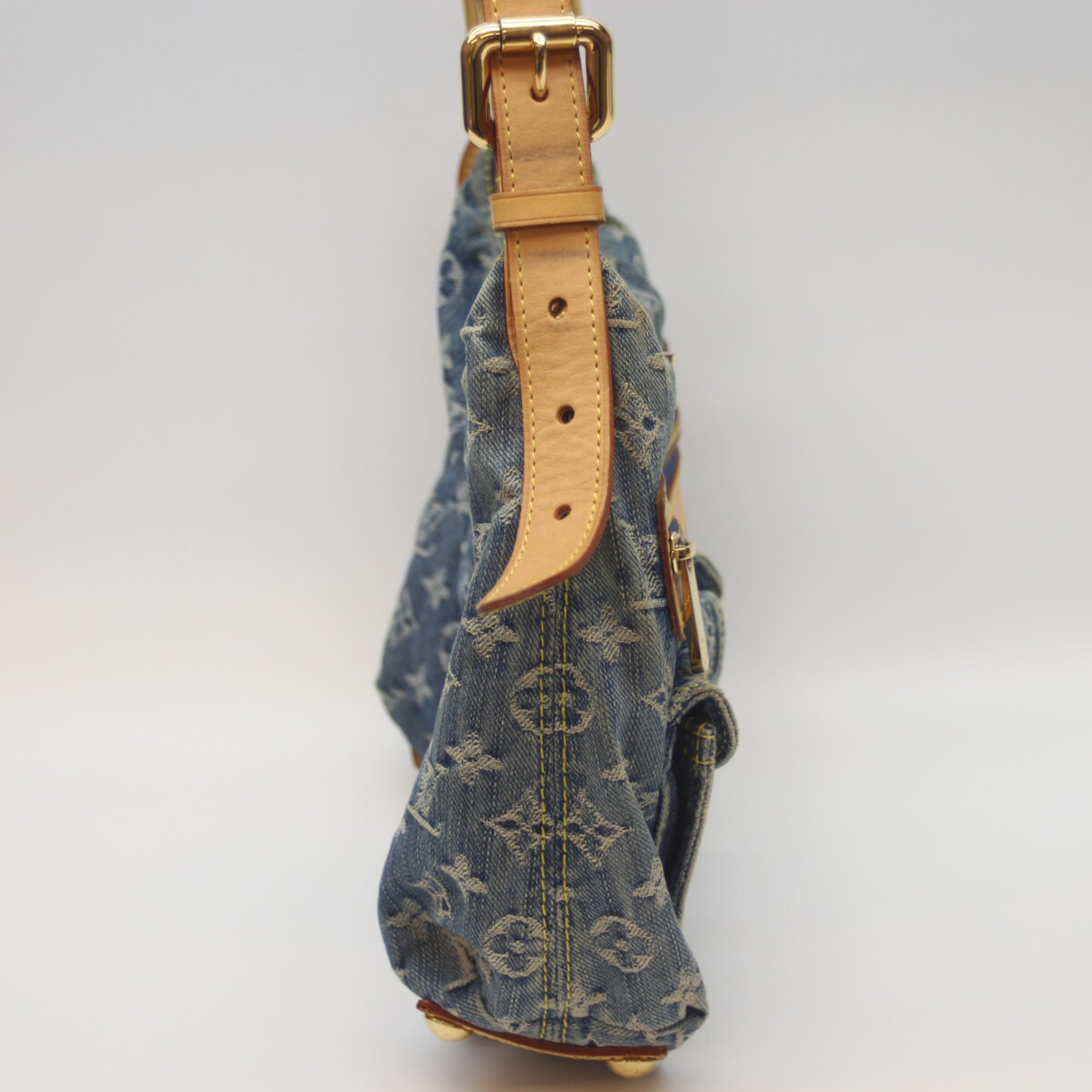 Louis Vuitton Blue Monogram Denim Shoulder Bag