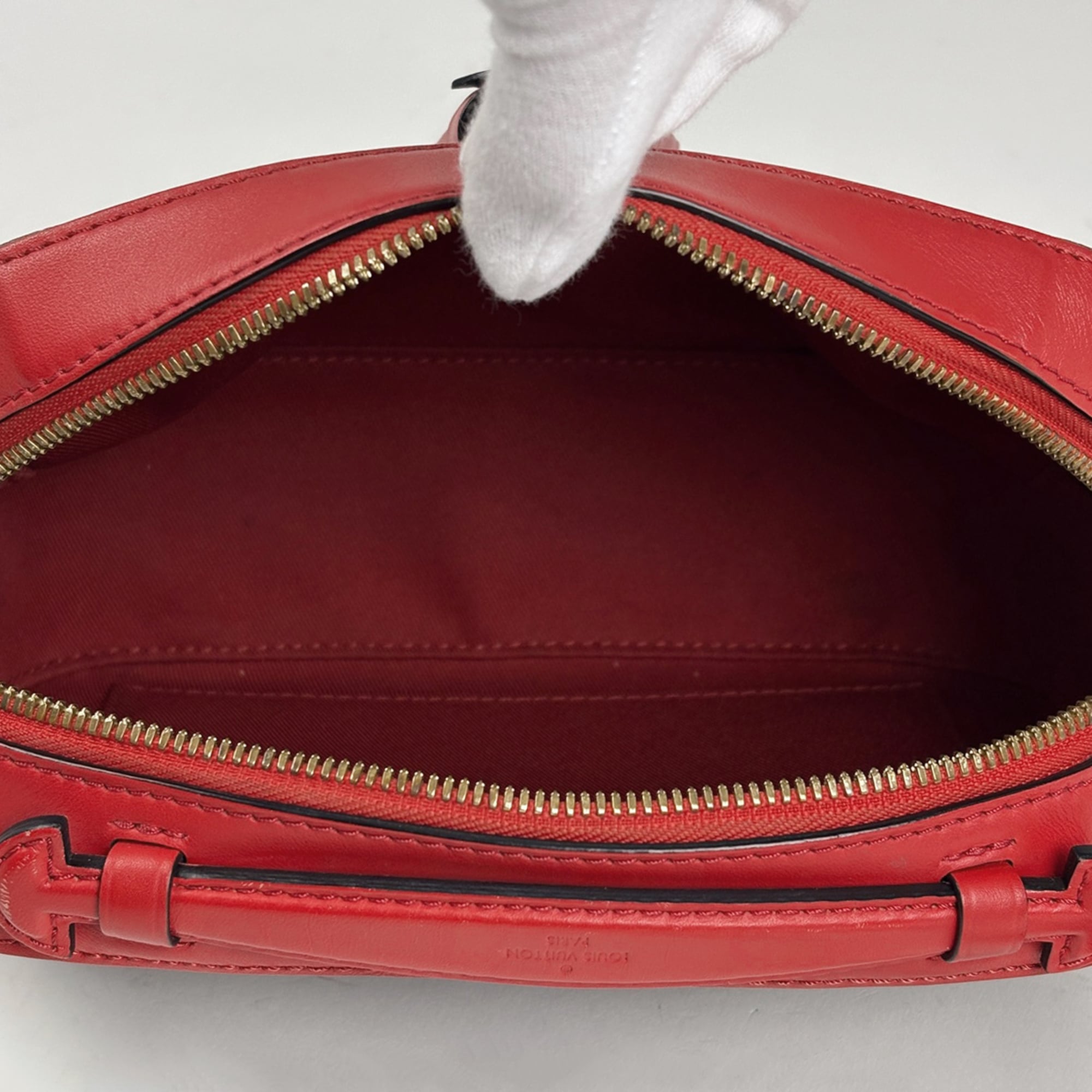 Louis Vuitton Brown Coquelicots Red Color Monogram Shoulder Bag