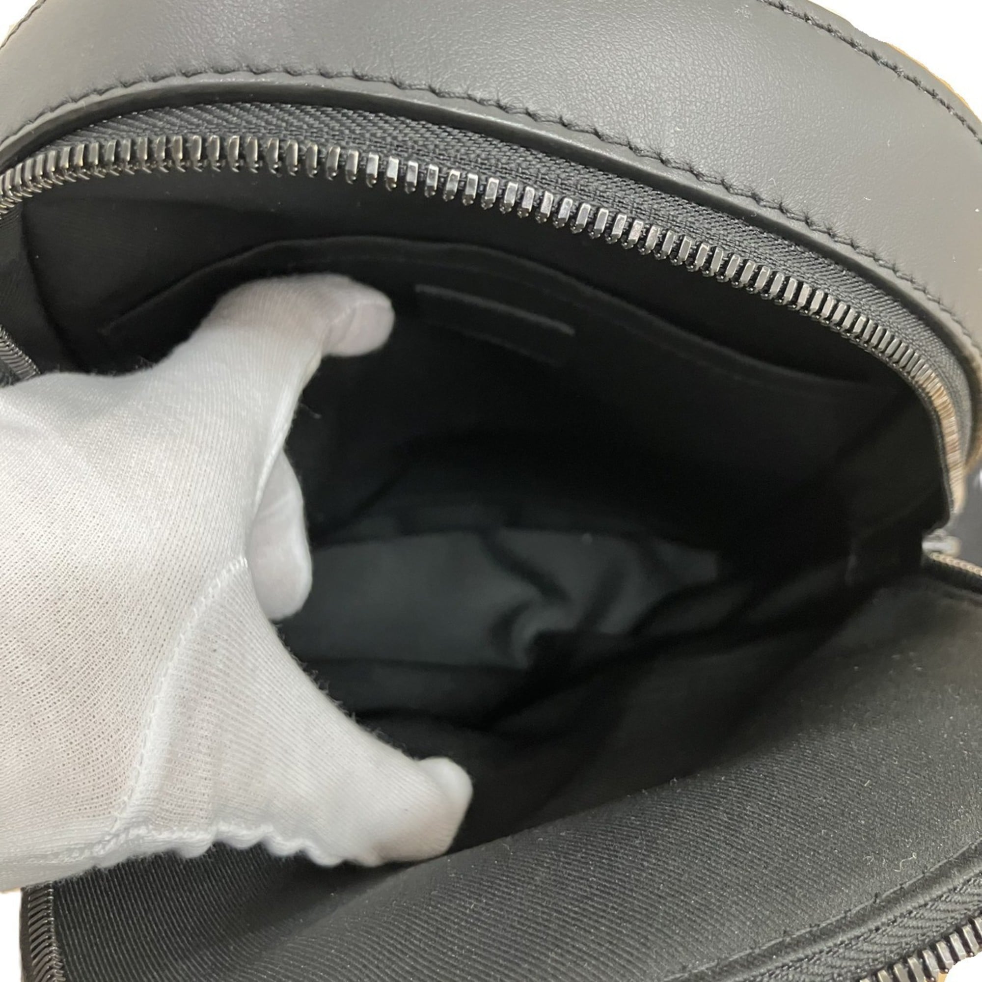 Louis Vuitton Black Leather Sling Bag