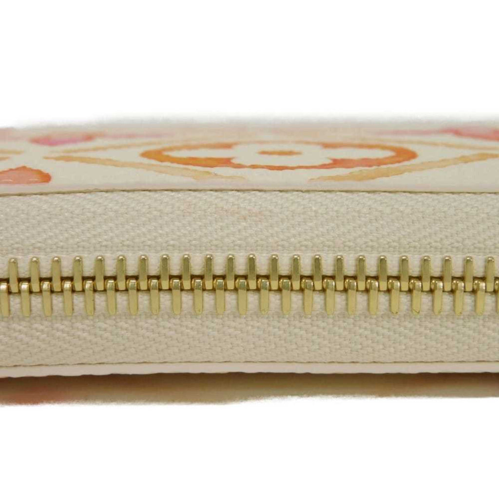 Louis Vuitton Coral Color Monogram Pink White Monogram Long Wallet