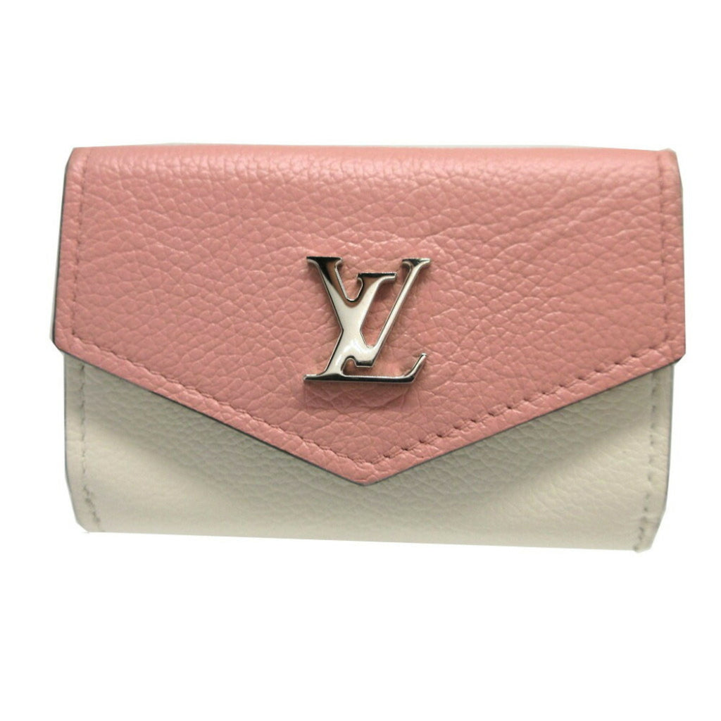 Louis Vuitton Pink Leather Wallet (Tri-Fold)