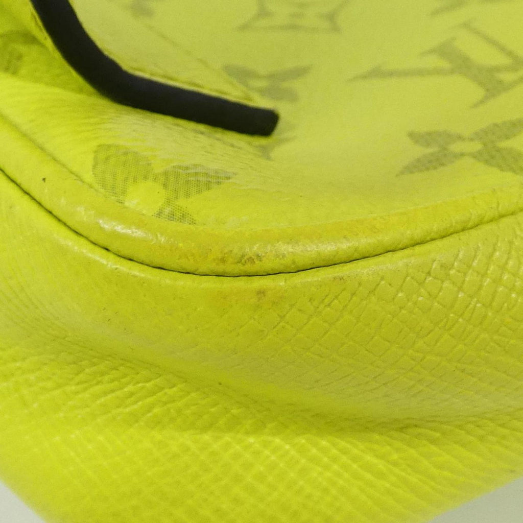 Louis Vuitton Jaune Yellow Coated Canvas Leather Shoulder Bag
