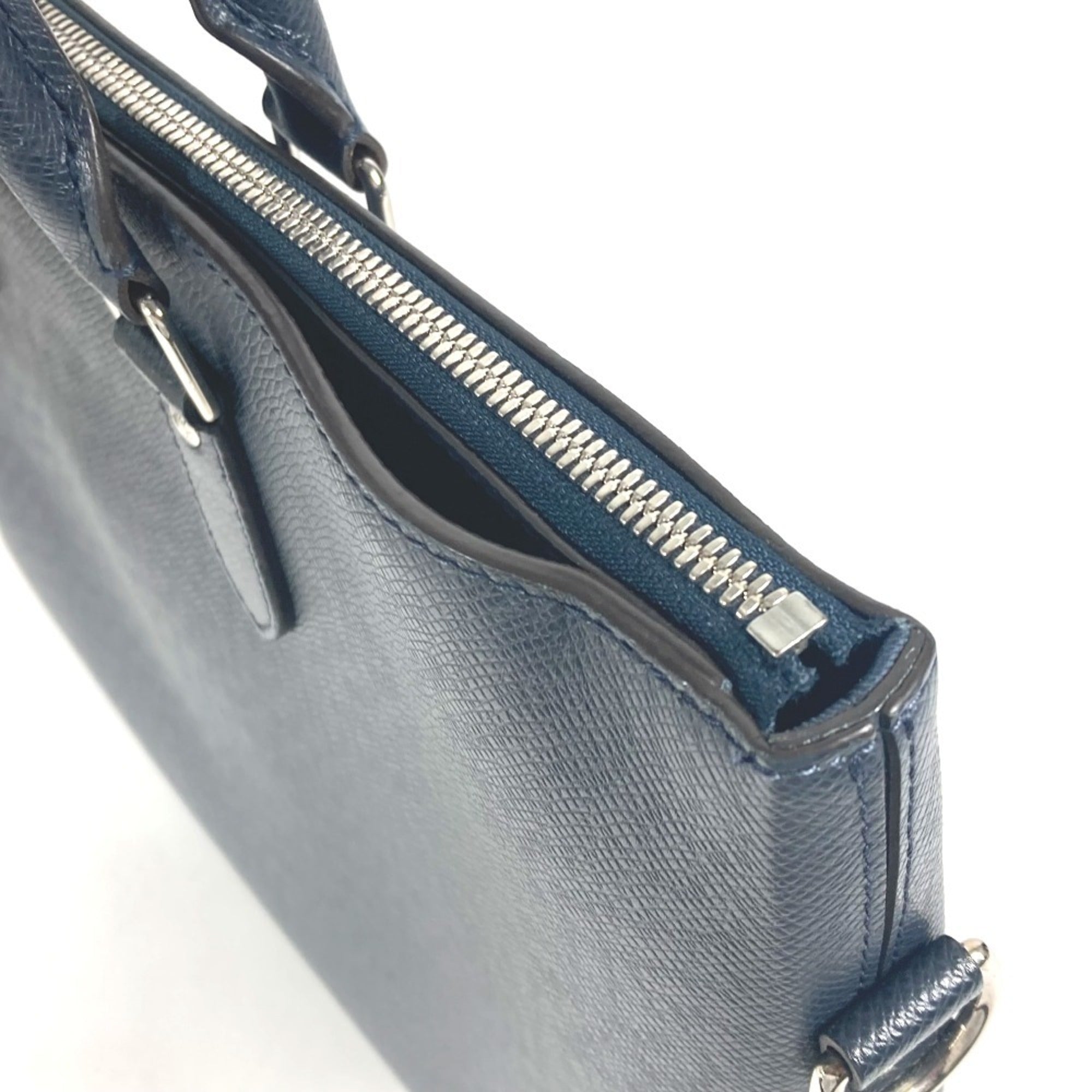 Louis Vuitton Navy Taiga Leather Shoulder Bag