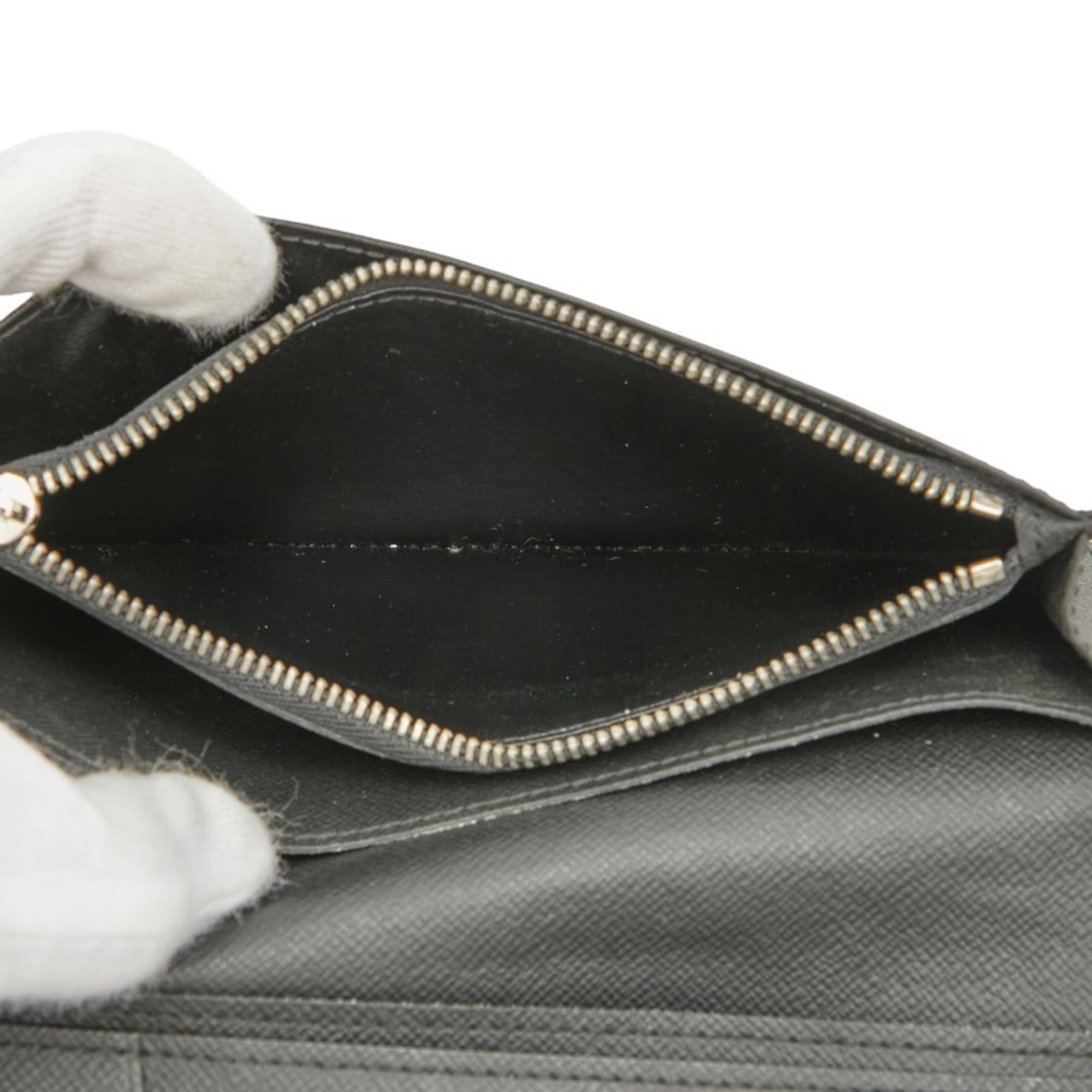 Louis Vuitton Damier Graphite Black Gray Damier Graphite Long Wallet