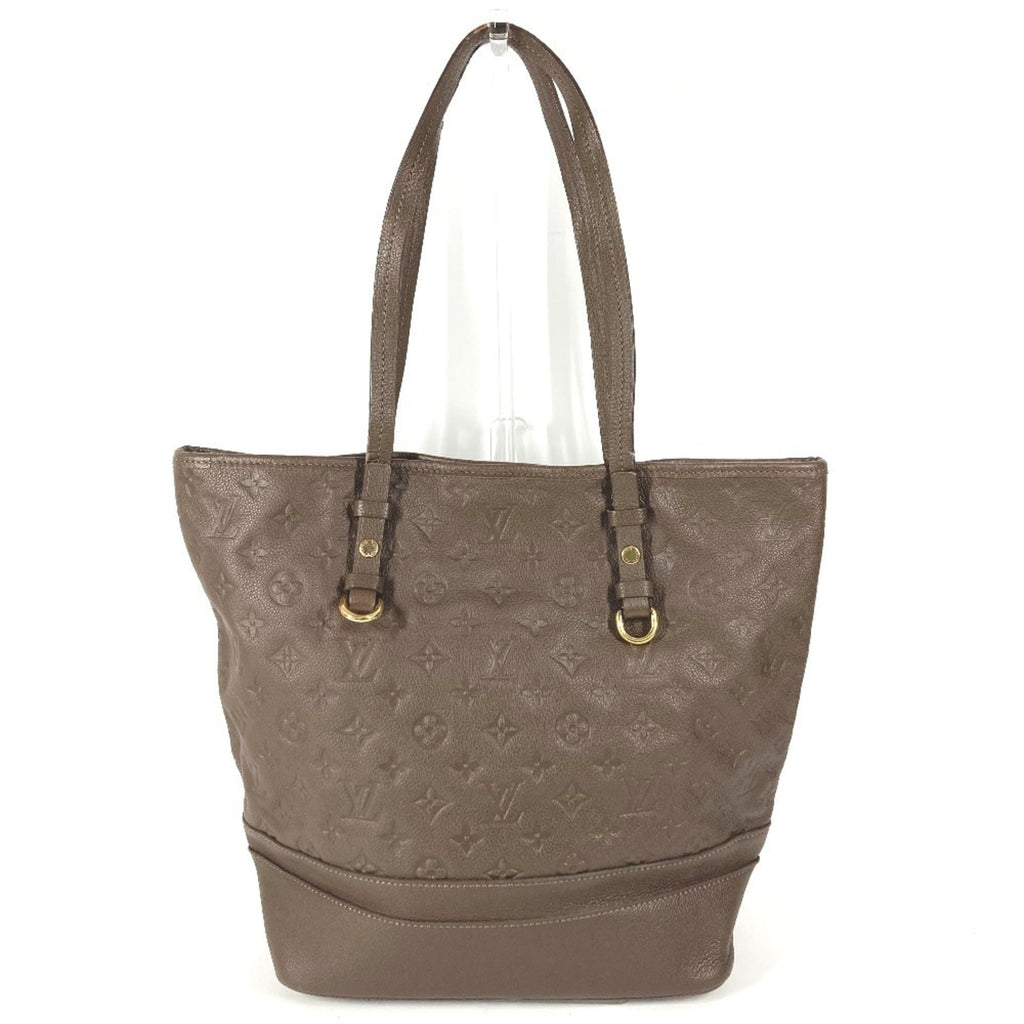 Louis Vuitton Brown Monogram Empreinte Leather Handbag Shoulder Bag Tote Bag