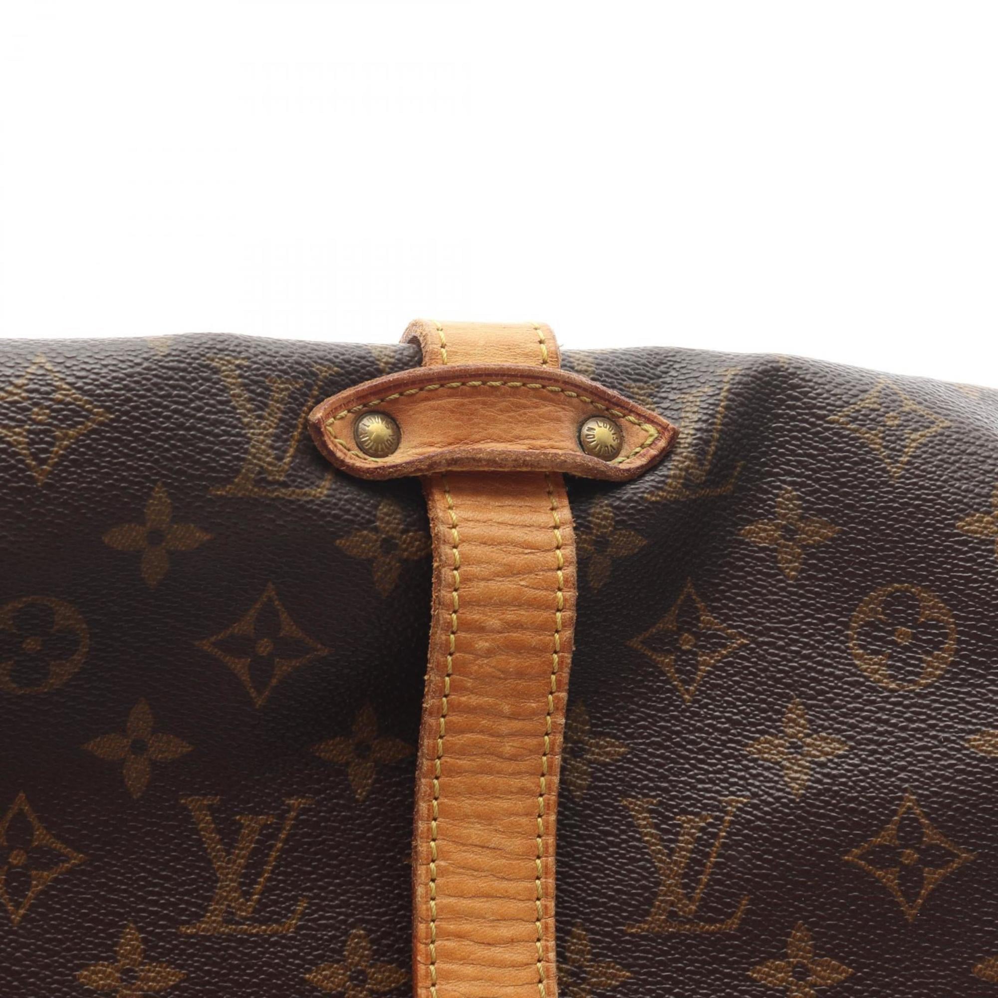 Louis Vuitton Brown Coated Canvas Pvc Leather Monogram Shoulder Bag