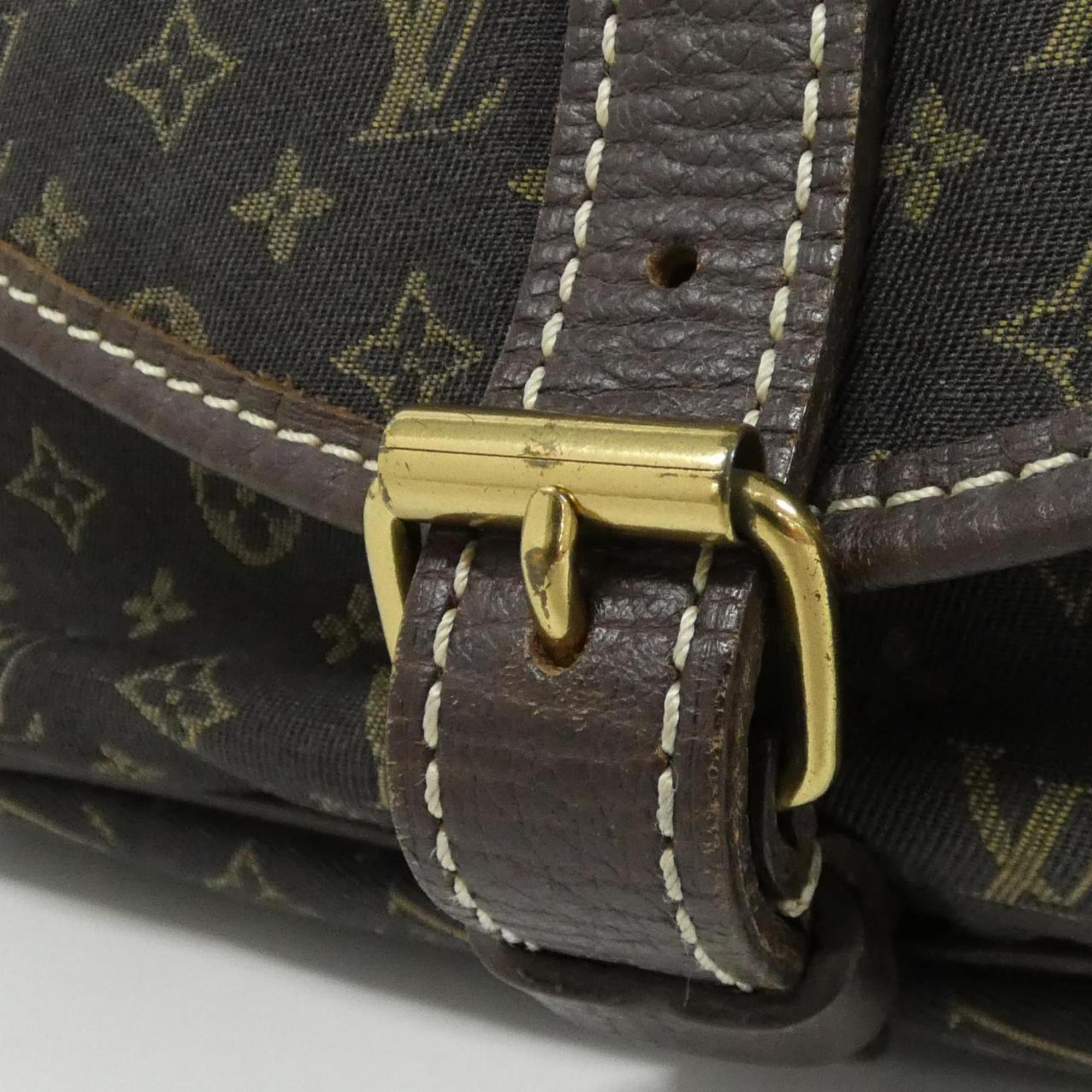 Louis Vuitton Graphite Coated Canvas Shoulder Bag