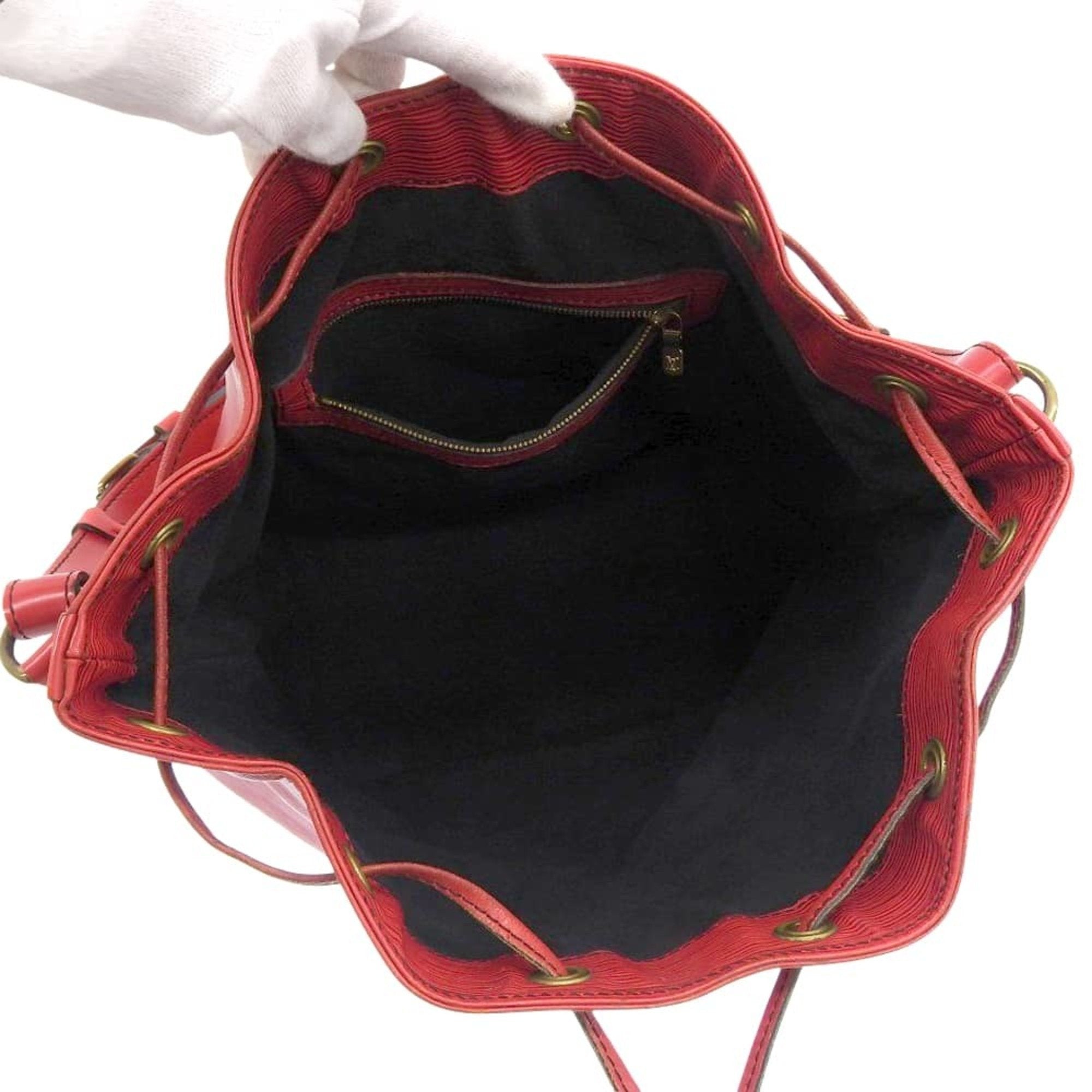 Louis Vuitton Epi Castilian Red Red Color Leather Shoulder Bag