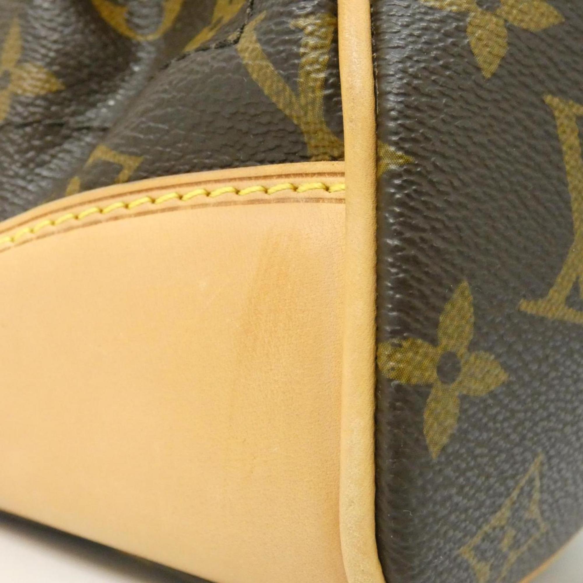 Louis Vuitton Brown Coated Canvas Shoulder Bag