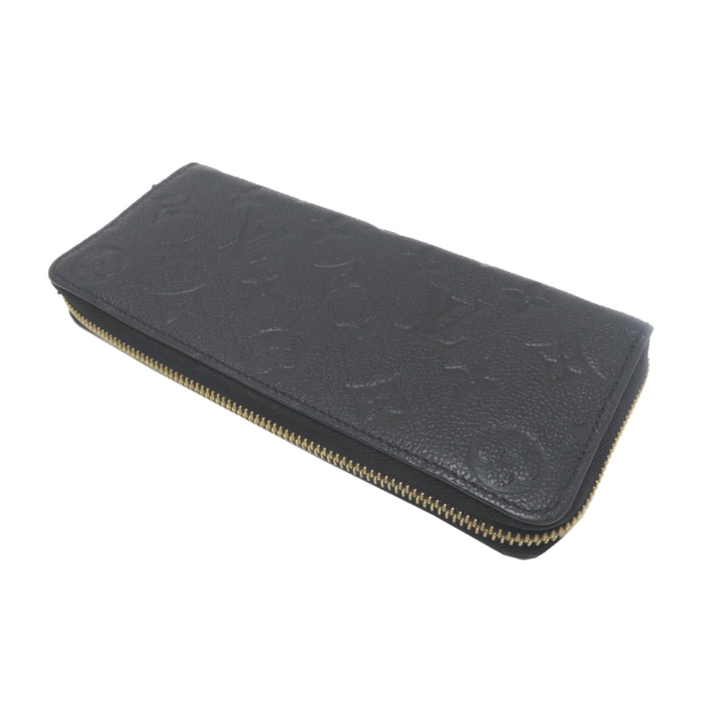Louis Vuitton Black Noir Monogram Empreinte Long Wallet
