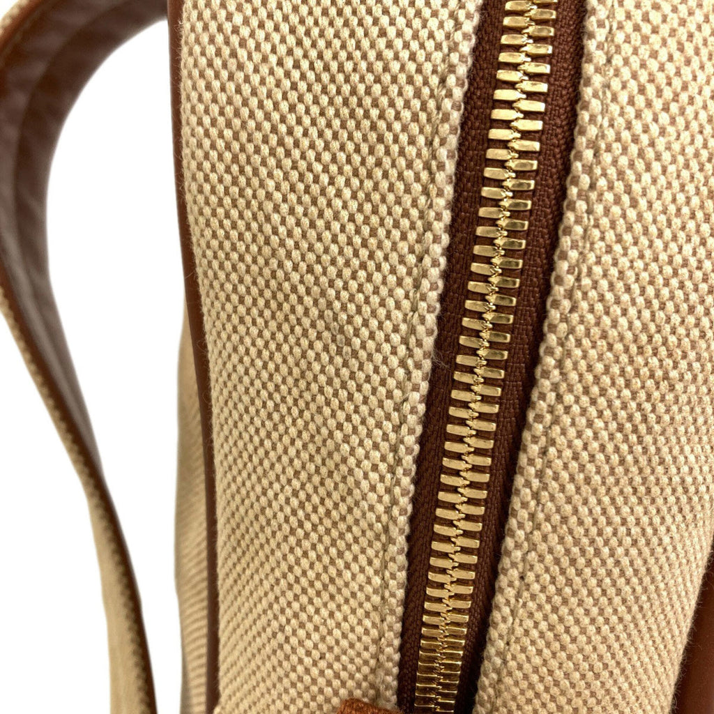 Gucci Brown Canvas Backpack (Pre-Owned)