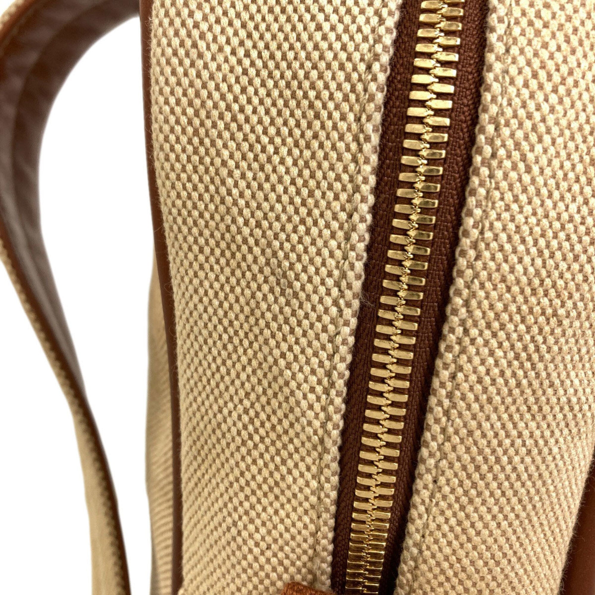 Gucci Brown Canvas Backpack (Pre-Owned)