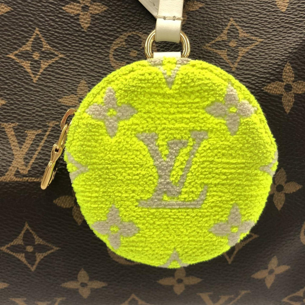 Louis Vuitton Brown Marron White Coated Canvas Boston Bag