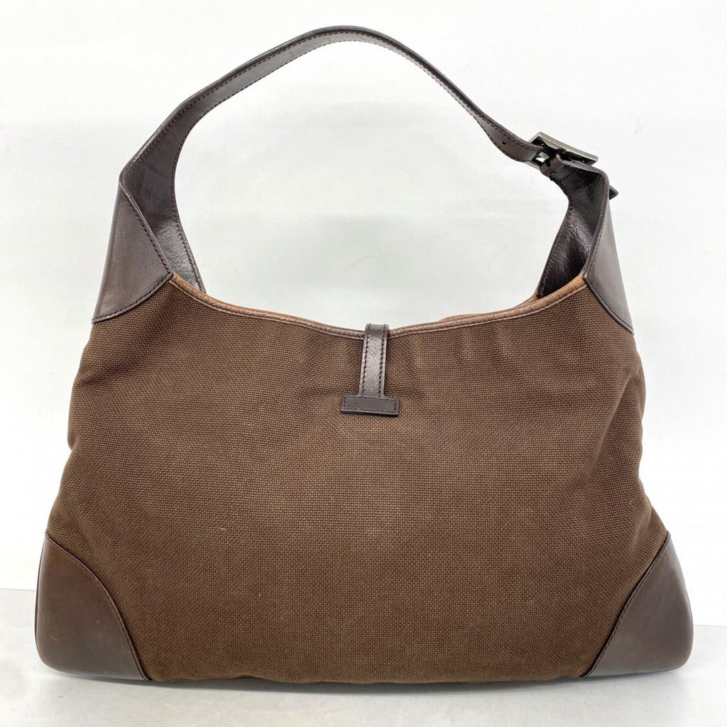 Gucci Brown Canvas Shoulder Bag (Pre-Owned)