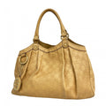 Gucci Beige Leather Tote Bag (Pre-Owned)