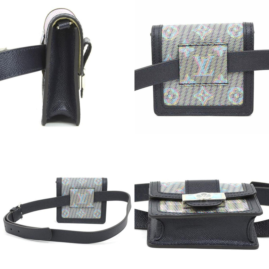 Louis Vuitton Black Multi-Color Monogram Fanny Pack Shoulder Bag