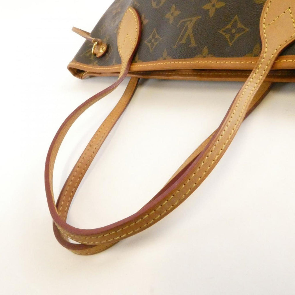 Louis Vuitton Fuchsia Marron Coated Canvas Handbag