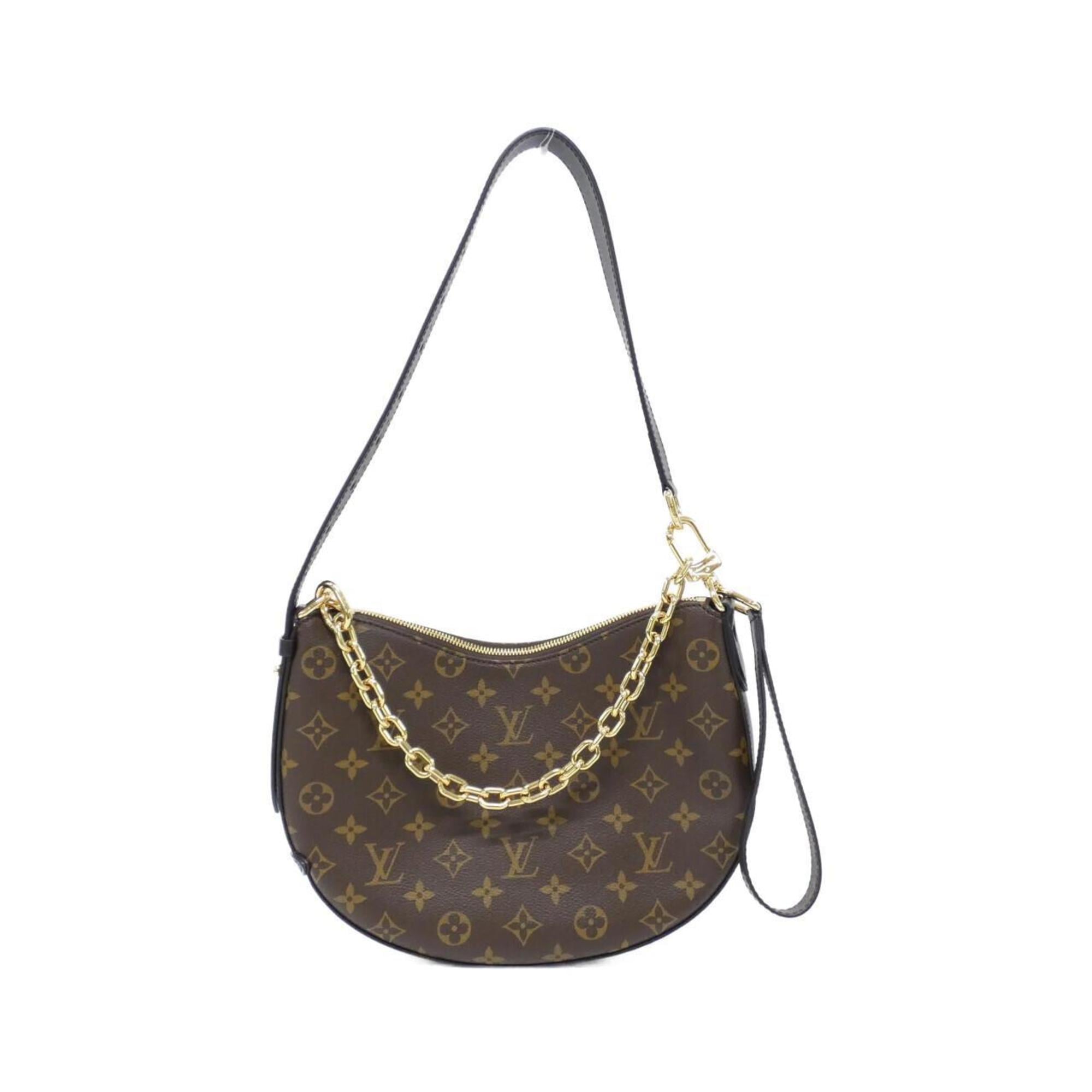 Louis Vuitton Marron Coated Canvas Shoulder Bag