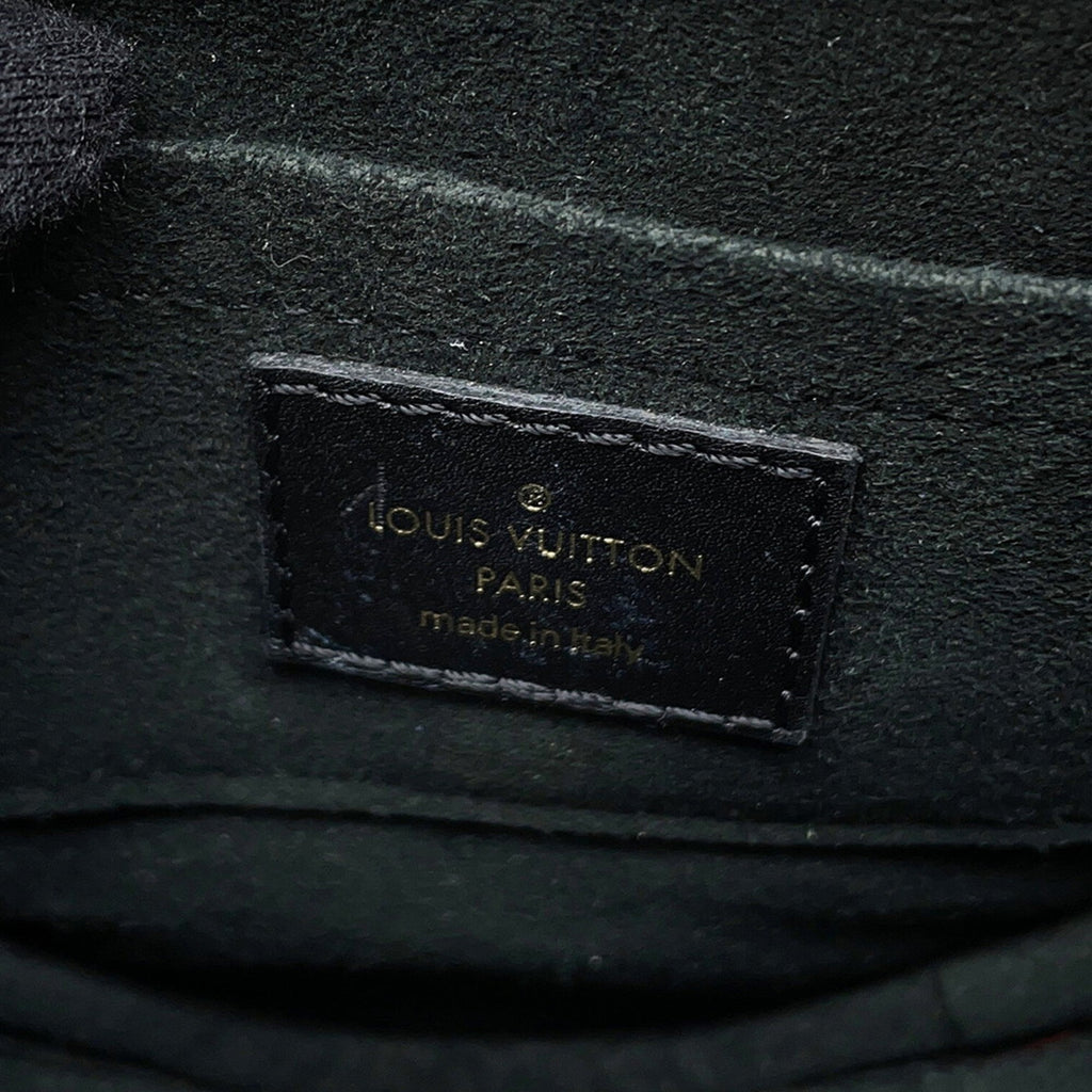 Louis Vuitton Noir Leather Shoulder Bag