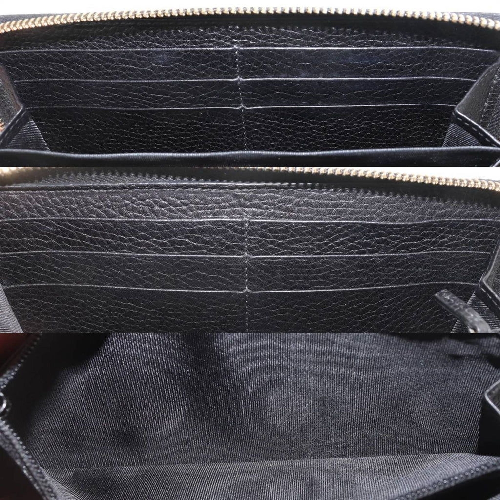 Gucci Black Long Wallet (Bi-Fold) (Pre-Owned)