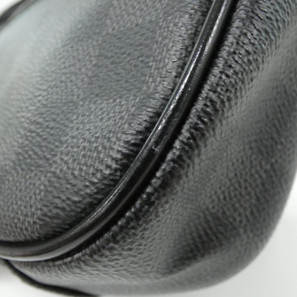 Louis Vuitton Dark Gray Graphite Coated Canvas Shoulder Bag