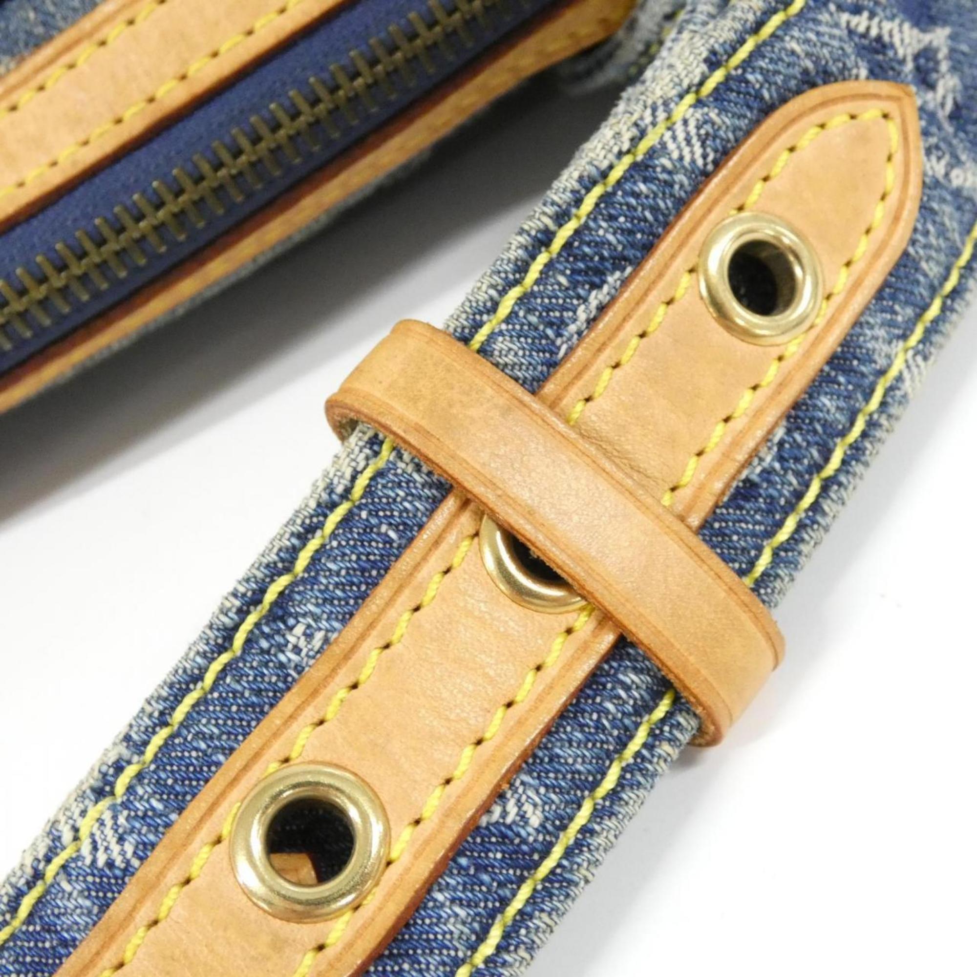 Louis Vuitton Monogram Denim Blue Monogram Denim Shoulder Bag