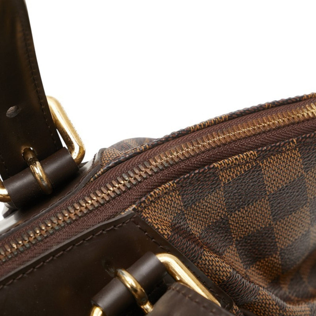 Louis Vuitton Damier Brown Pvc Leather Handbag