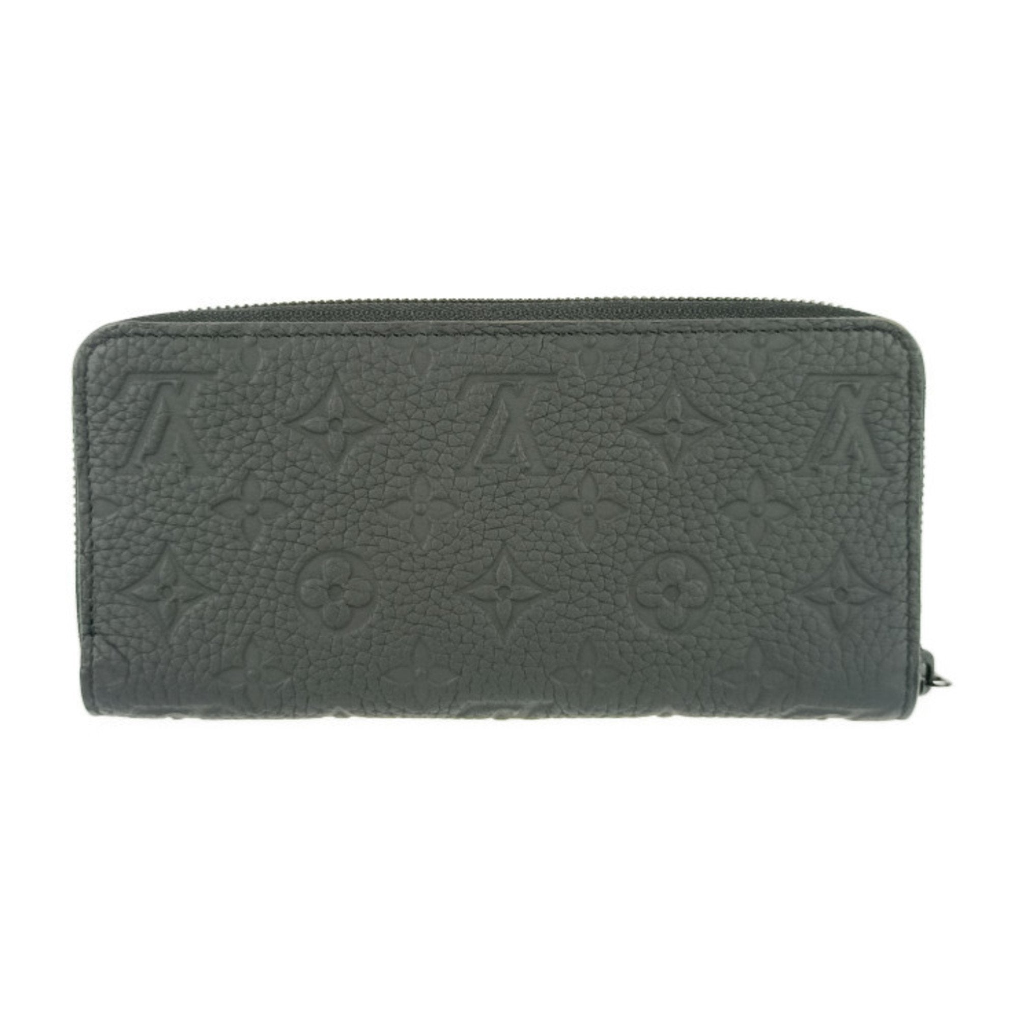 Louis Vuitton Black Leather Long Wallet