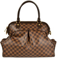 Louis Vuitton Ebene Damier Canvas Handbag