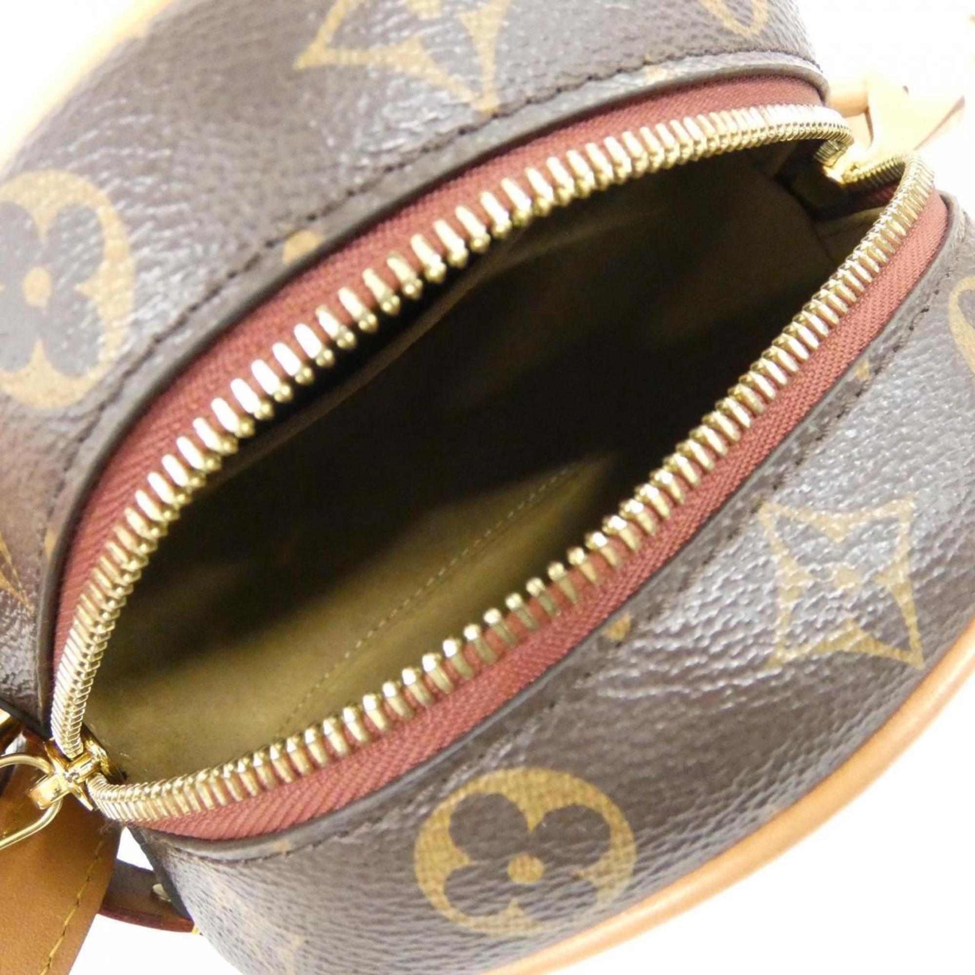 Louis Vuitton Brown Marron Coated Canvas Shoulder Bag