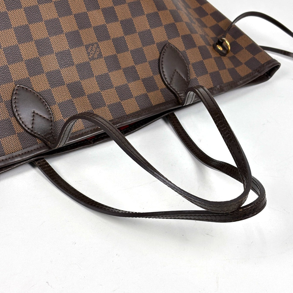 Louis Vuitton Brown Damier Canvas Shoulder Bag Tote Bag