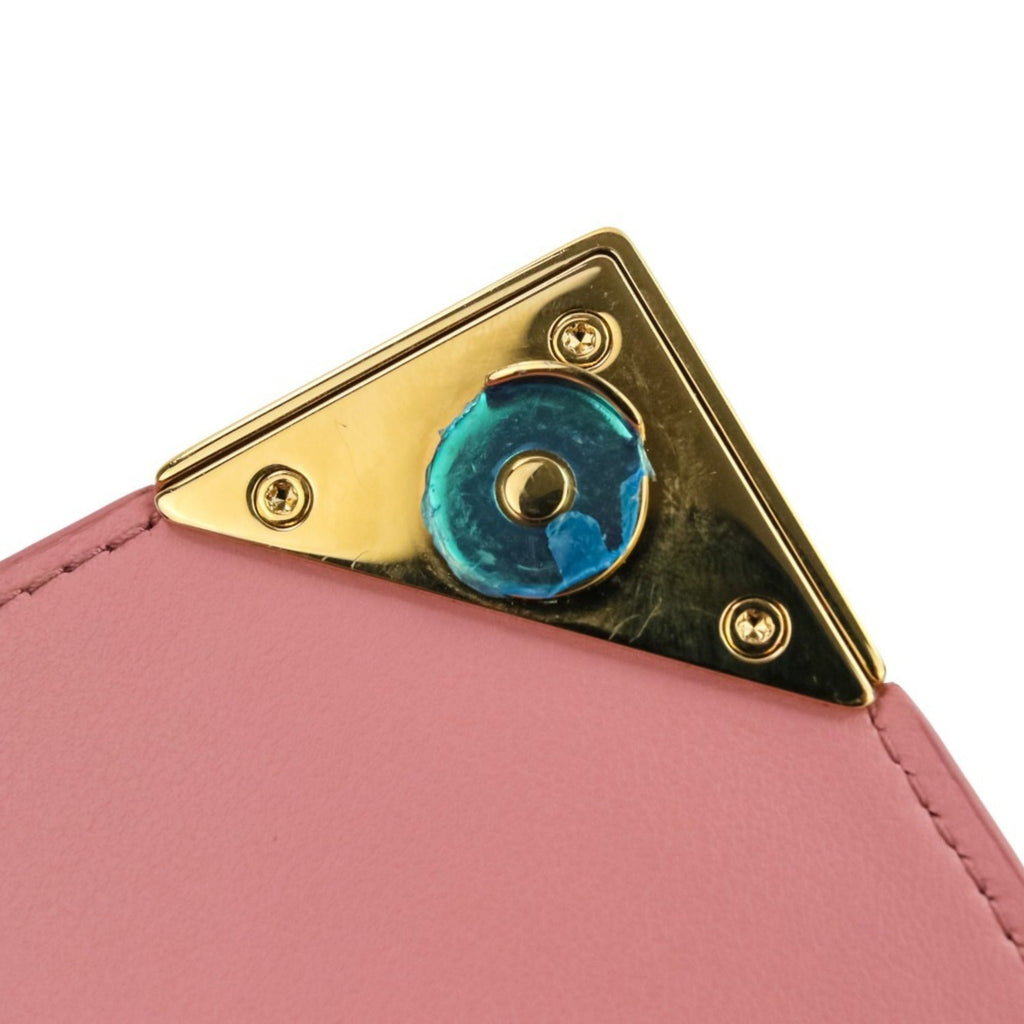 Prada Pink Leather Pochette Shoulder Bag