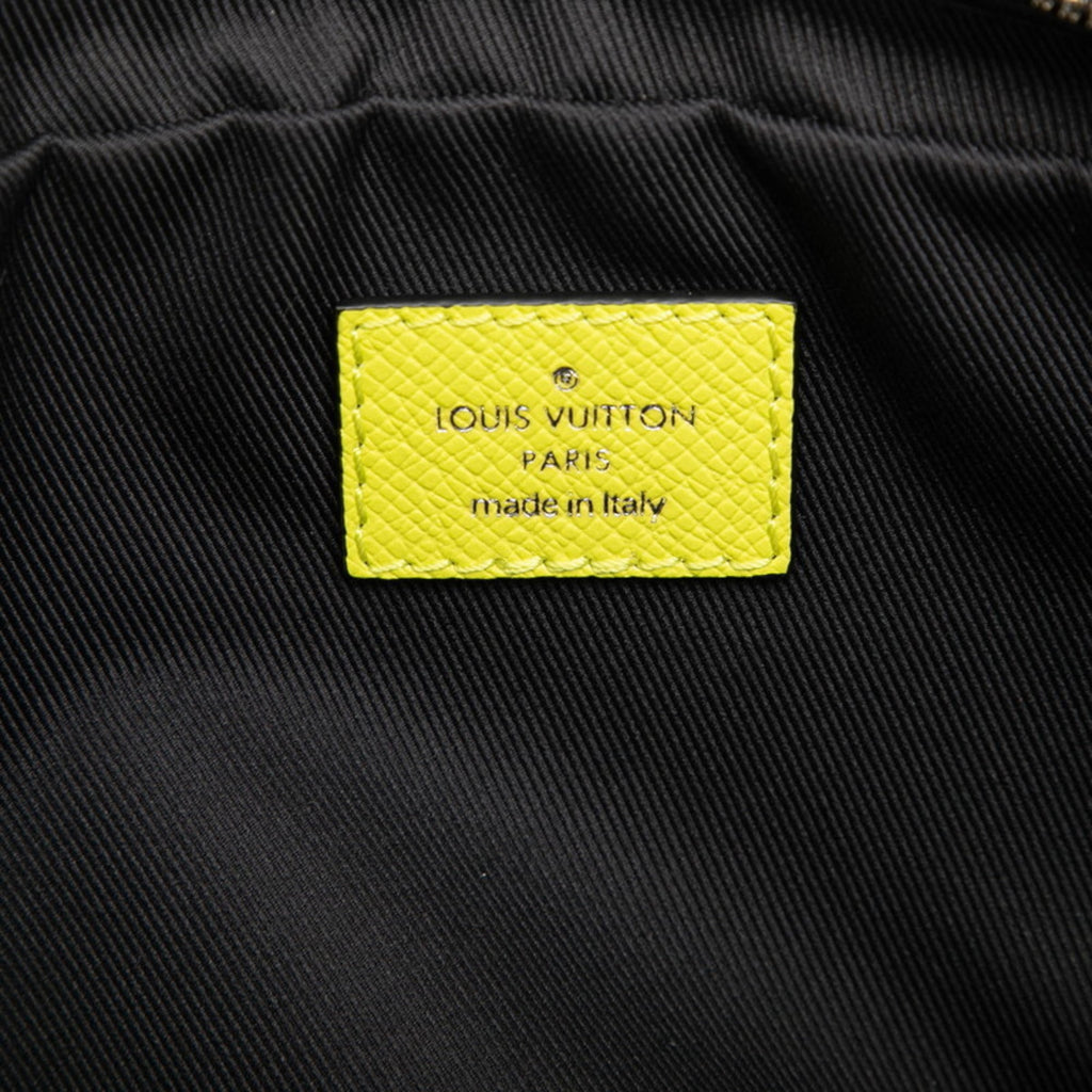 Louis Vuitton Taigarama Jaune Yellow Pvc Leather Sling Bag