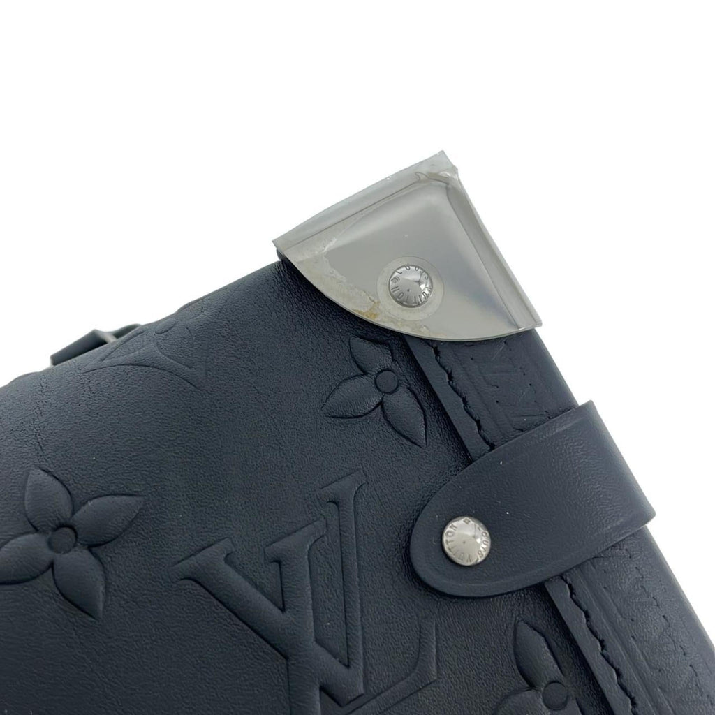 Louis Vuitton Black Leather Shoulder Bag