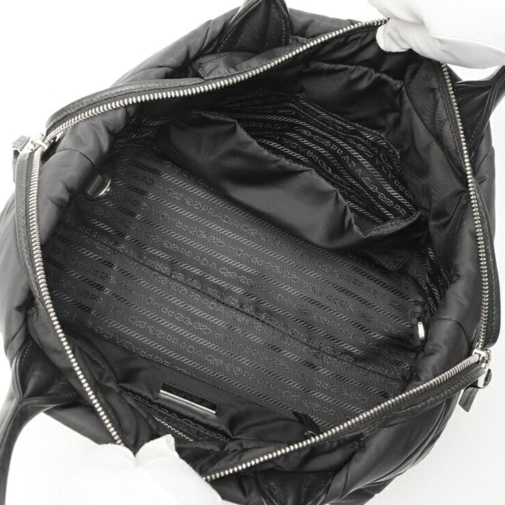 Prada Black Nylon Tote Bag