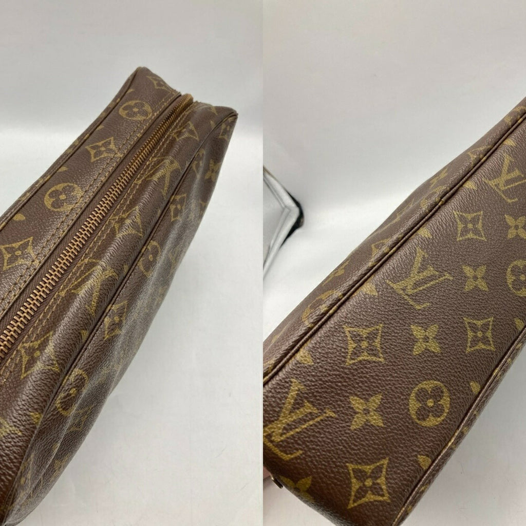 Louis Vuitton Brown Pvc Clutch Bag
