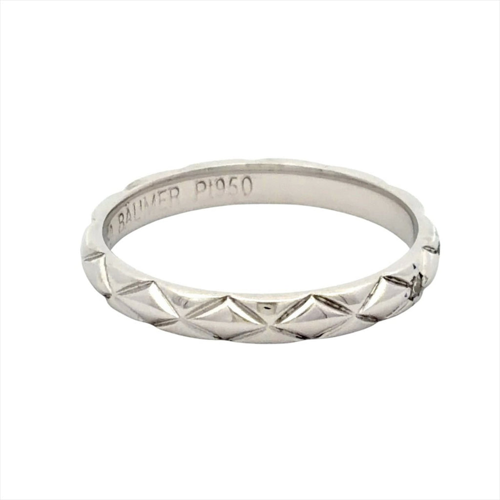 Chanel Platinum Platinum 950 Band Ring