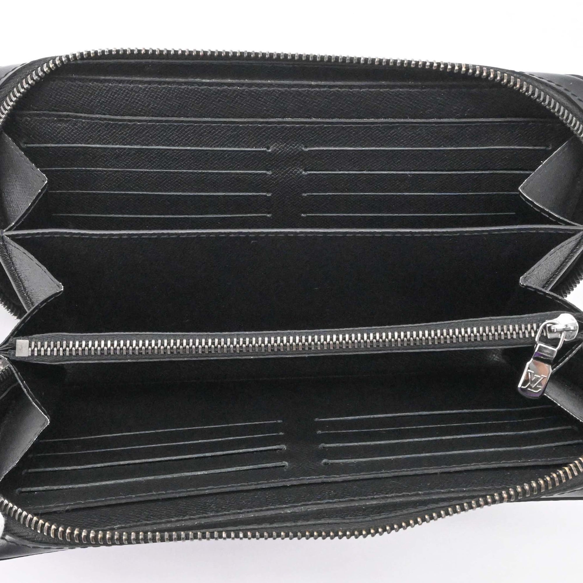 Louis Vuitton Black Monogram Eclipse Monogram Eclipse Long Wallet