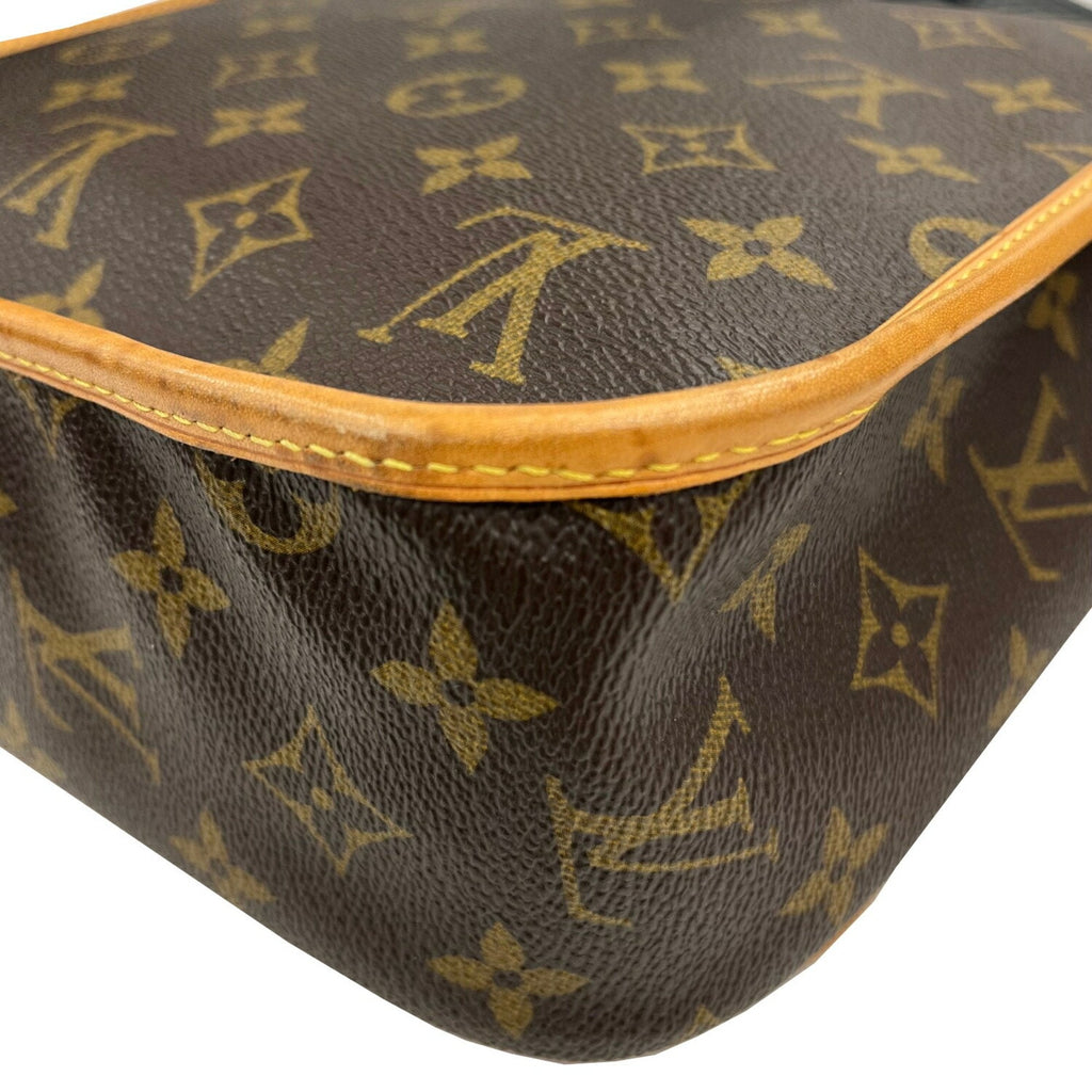 Louis Vuitton Brown Monogram Leather Shoulder Bag