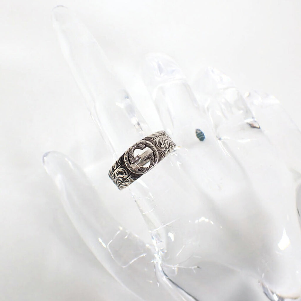 Gucci Silver Sterling Silver 925 Band Ring (Pre-Owned)
