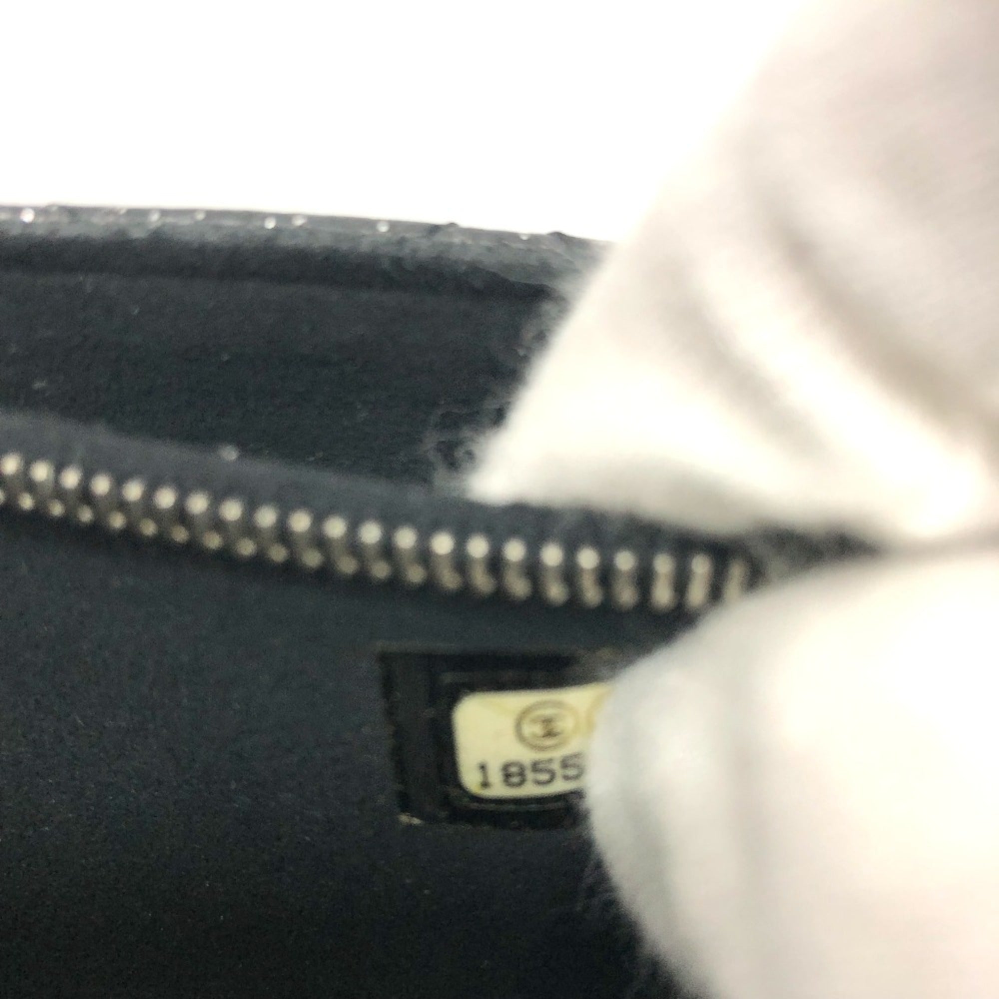 Chanel Black Leather Pouch