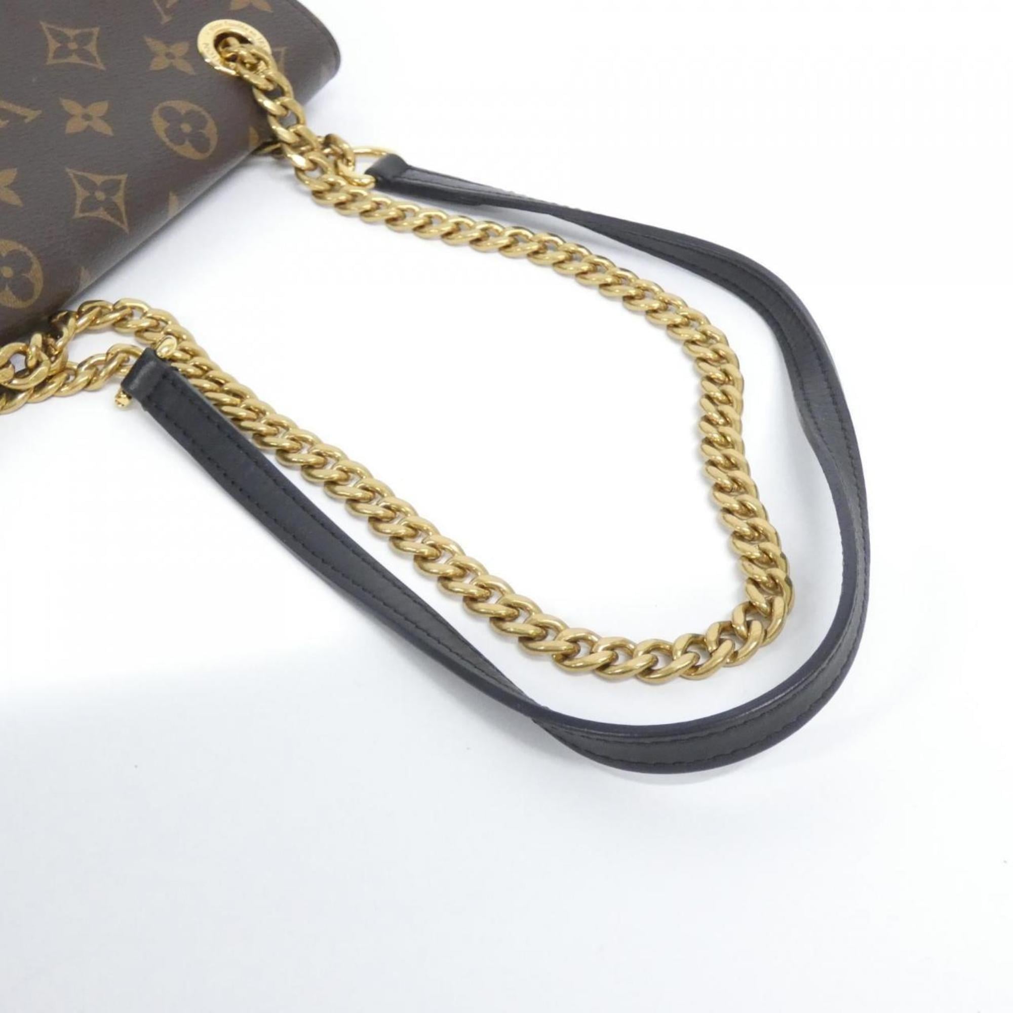 Louis Vuitton Marron Coated Canvas Shoulder Bag