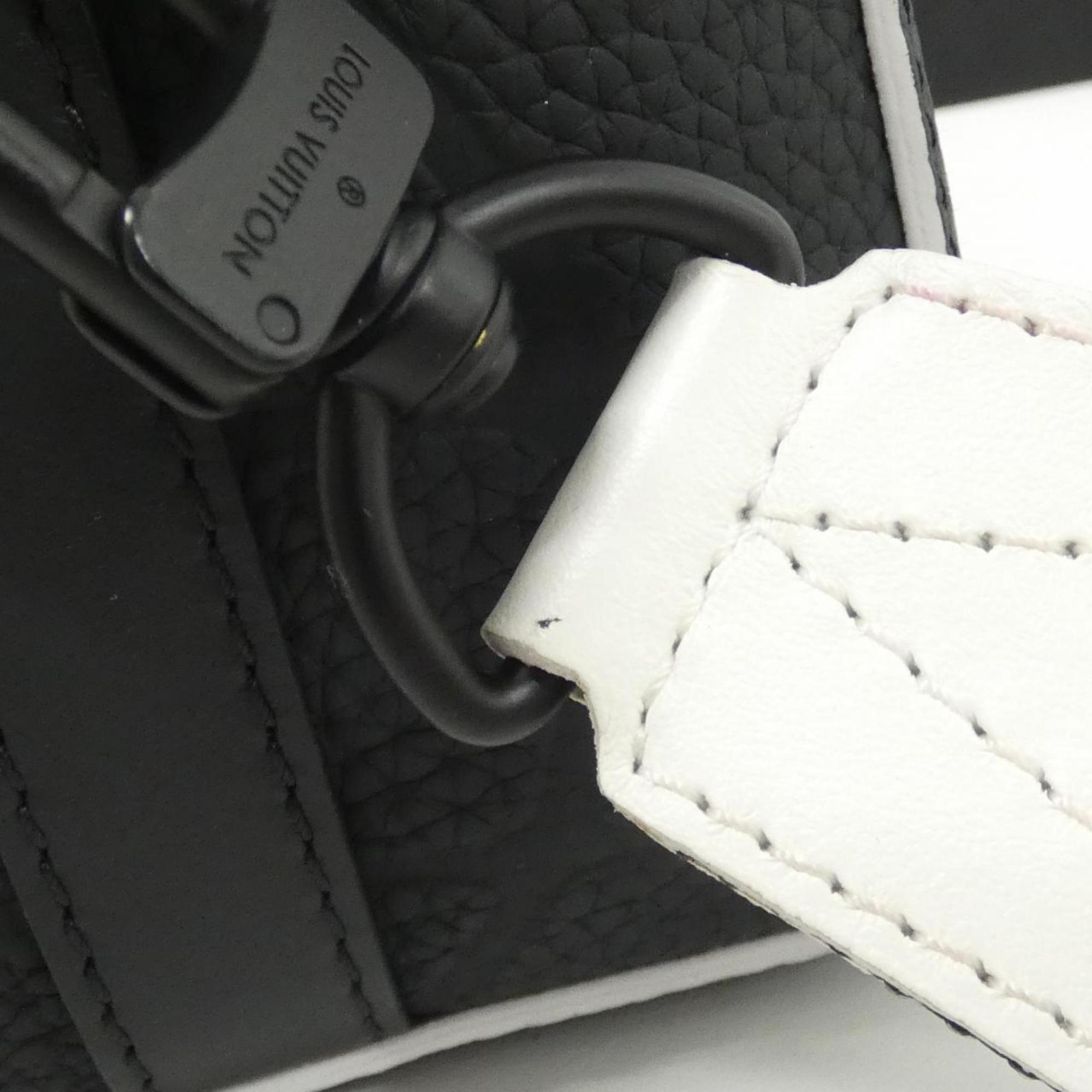 Louis Vuitton Black Leather Shoulder Bag
