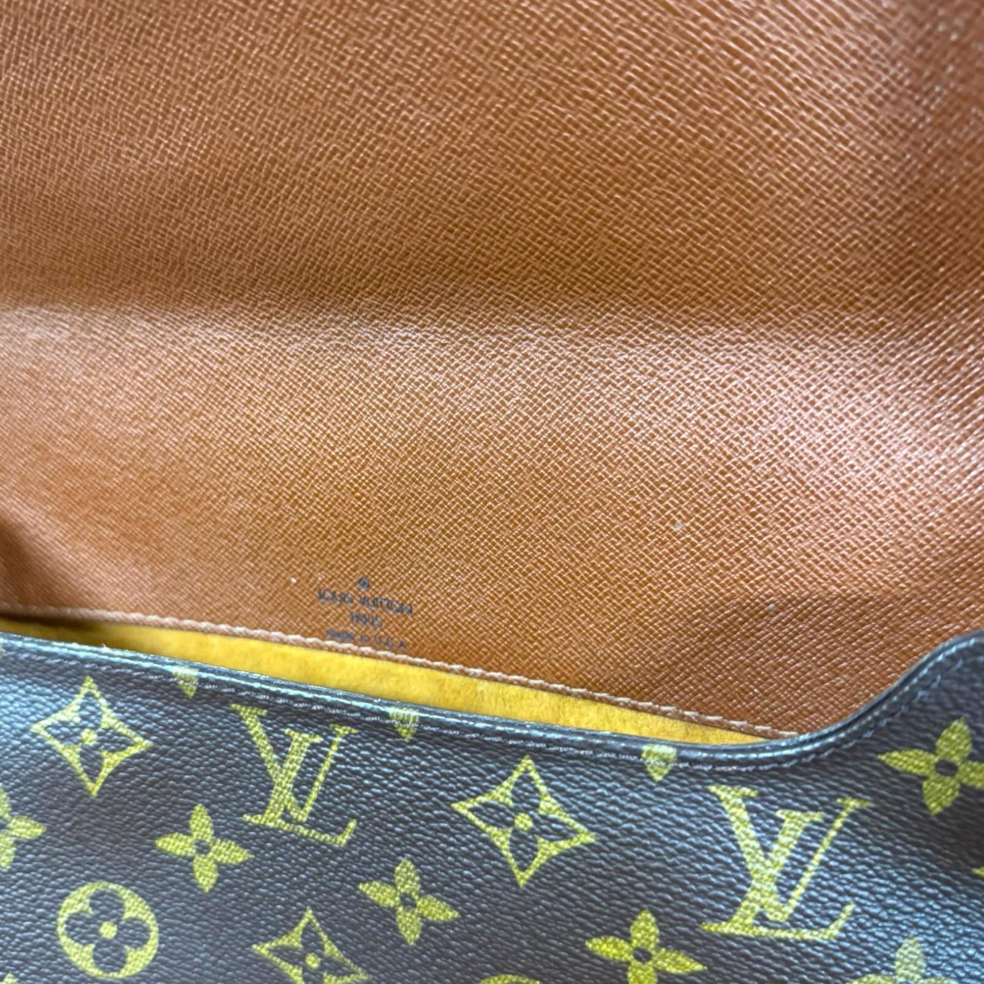 Louis Vuitton Brown Monogram Canvas Shoulder Bag