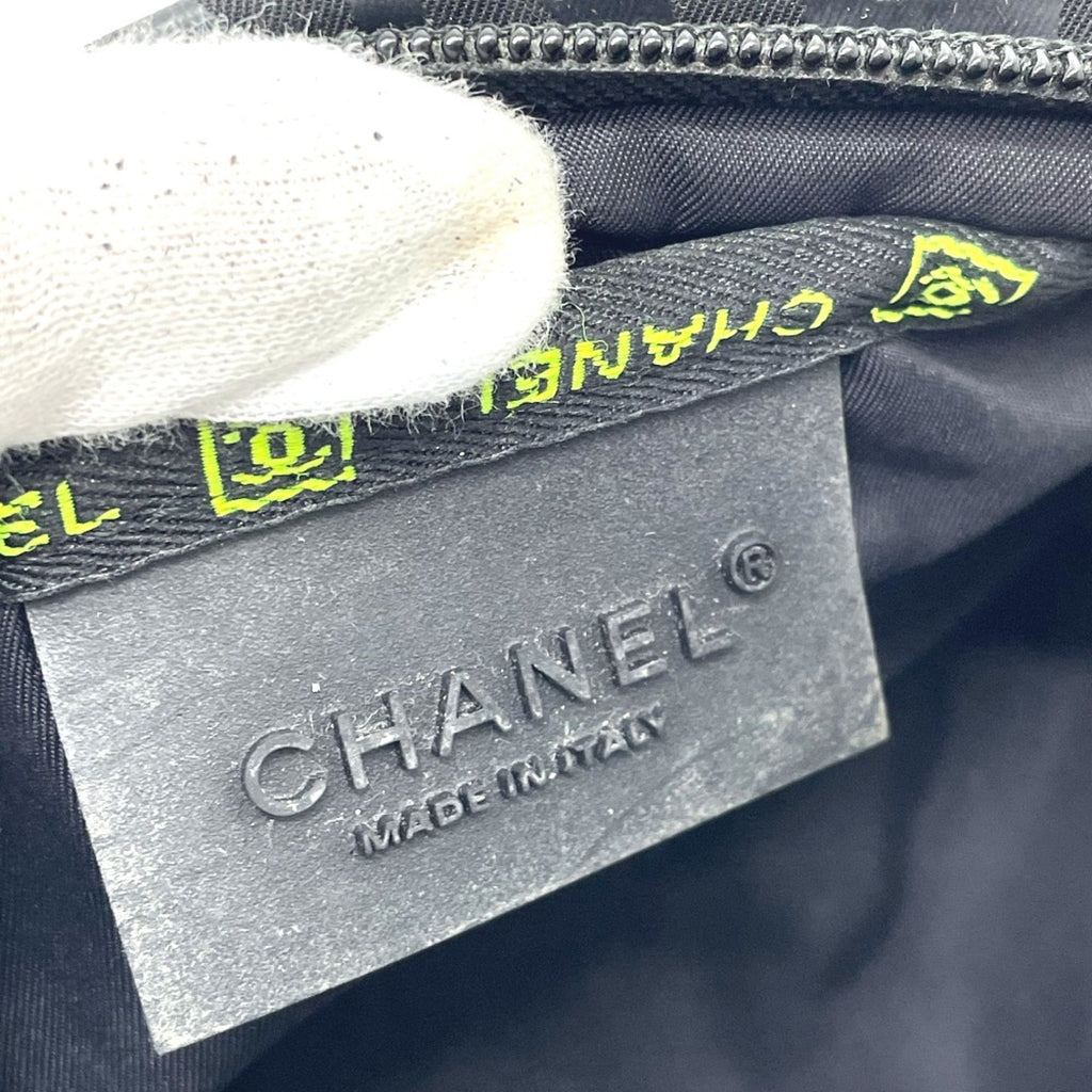 Chanel Black Cloth Pouch
