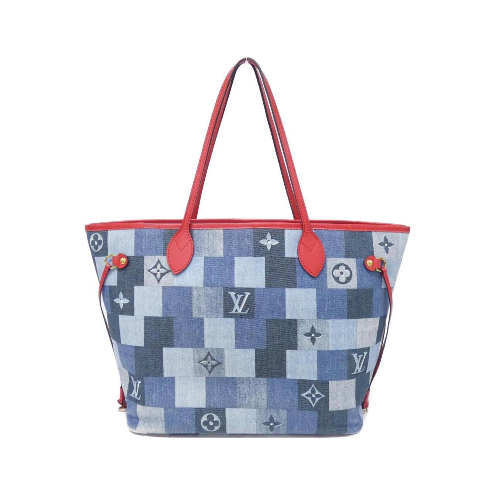 Louis Vuitton Monogram Rouge Denim Handbag Shoulder Bag