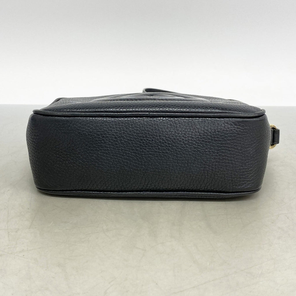 Gucci Black Leather Shoulder Bag (Pre-Owned)
