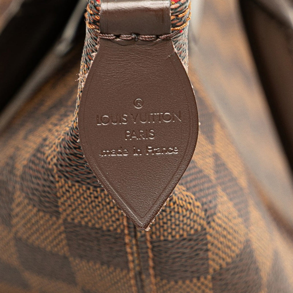 Louis Vuitton Damier Brown Pvc Leather Handbag Tote Bag