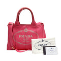 Prada Pink Canvas Tote Bag